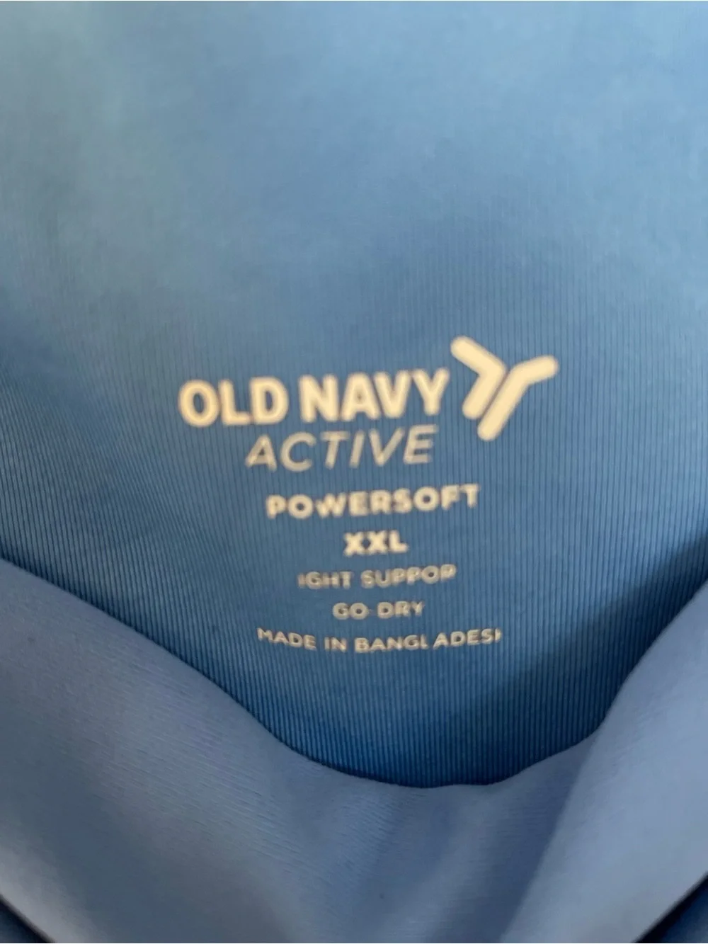Blue Sports Bra - XXL